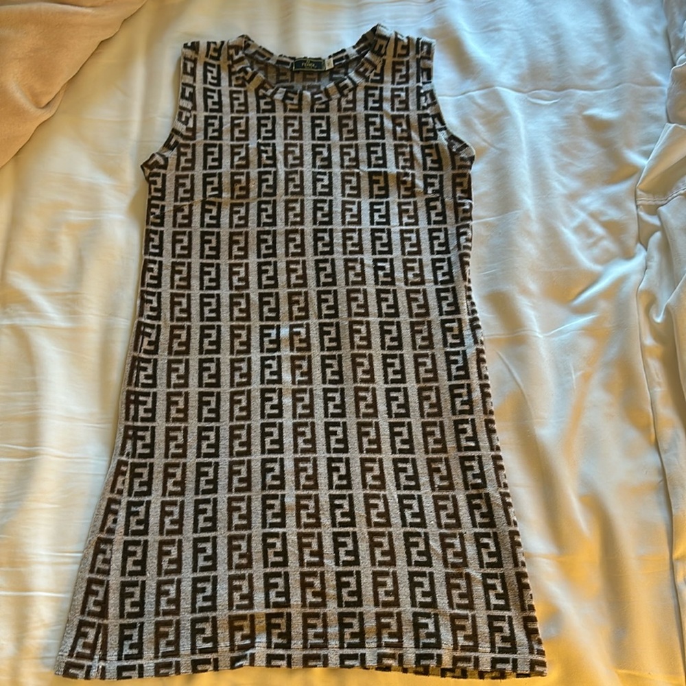Authentic Fendi Casual mini dress Small
